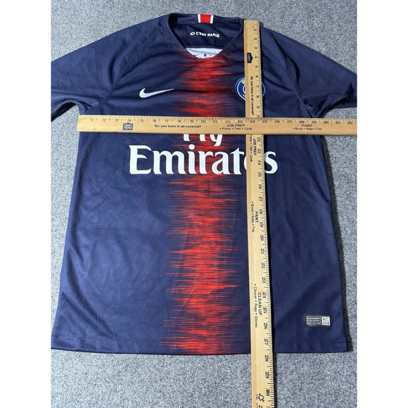 PARIS SAINT GERMAIN 2018/2019 HOME JERSEY NIKE‎ 894432-411 sz M #11 NEYMAR - Picture 10 of 10